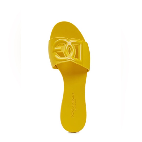Dolce & Gabbana Bianca Yellow Sandals - Picture 1 of 5